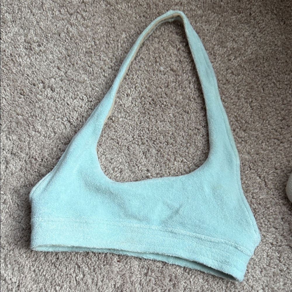 Frankie's Bikinis Light Blue Top